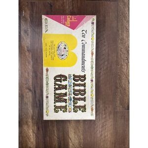 Vintage Ten Commandments Bible Game Cadaco #263 Board Game Classic 2-6 Players